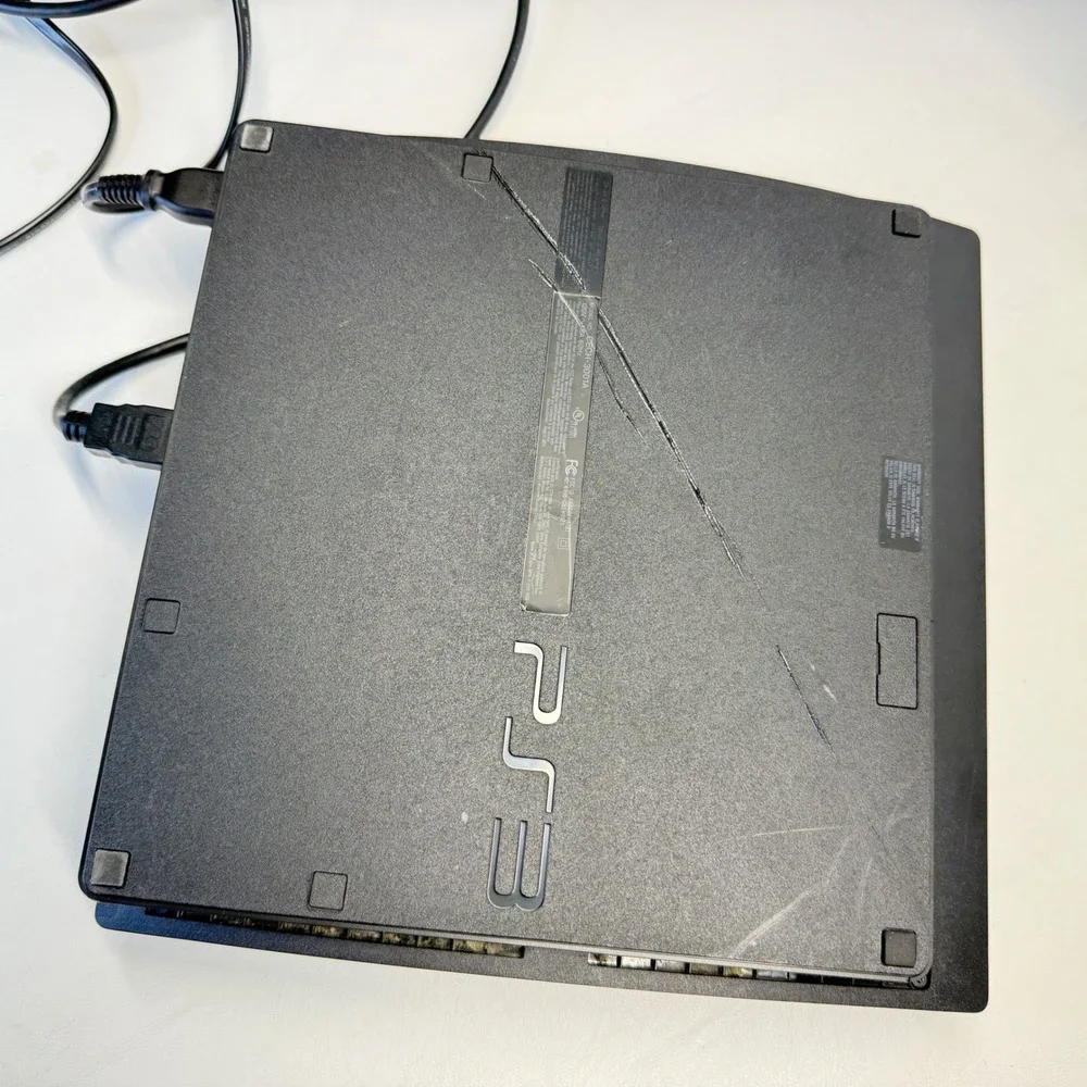 Sony PlayStation 3 PS3 Console Charcoal Black CECH-2501A Tested Works